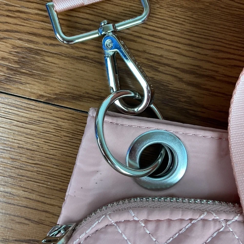 Steve Madden Java Quilted Cross Body Bag in Blush Crossbody